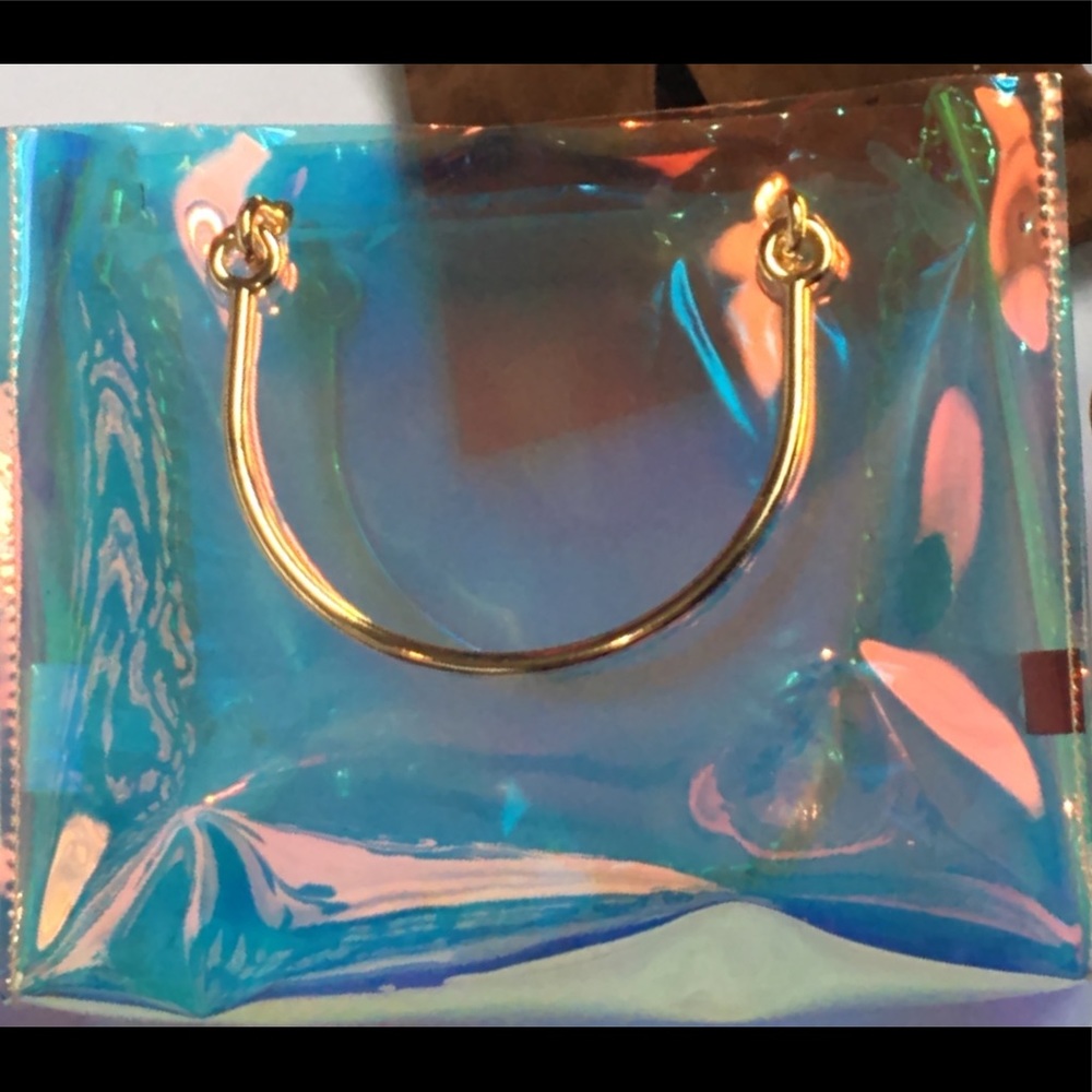 Metallic Clear Purse
